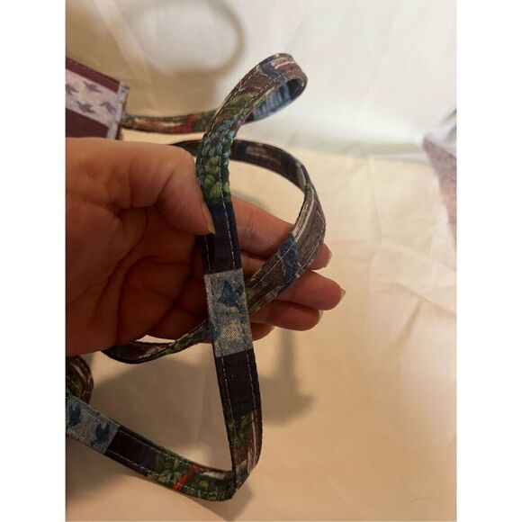 Vintage beaded cat birds small tote purse with a magnetic closure and phone pock - Picture 7 of 7